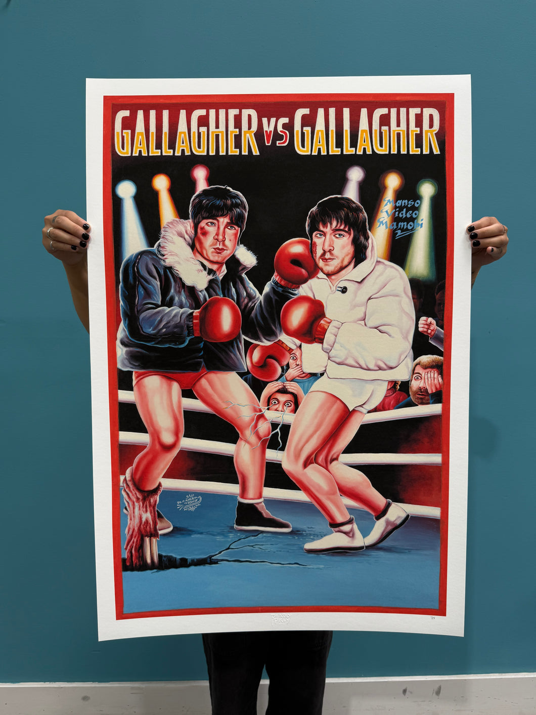 Gallagher Vs. Gallagher - Limited Edition Archival Giclée Print from Static Medium by Heavy J