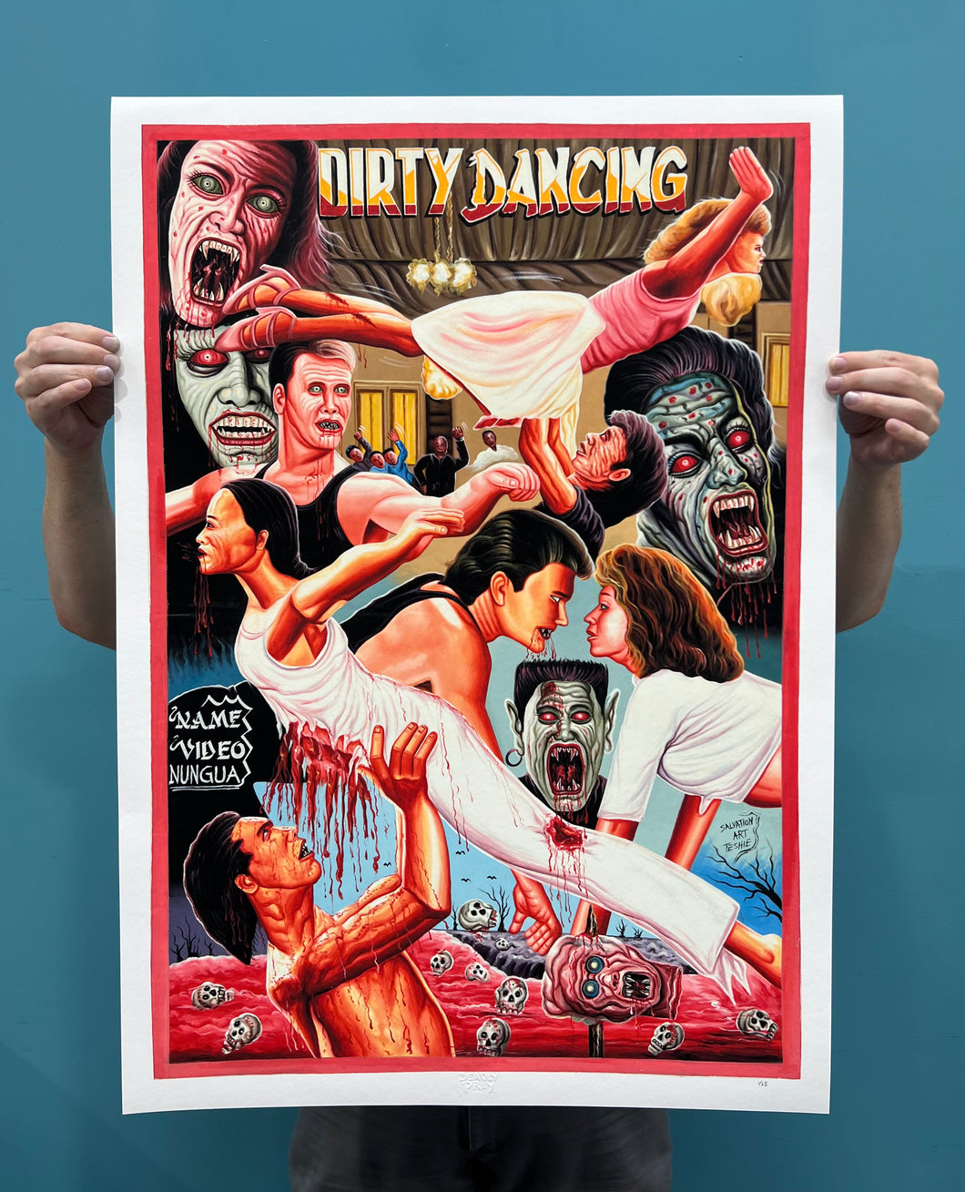 Dirty Dancing - Limited Edition Archival Giclée Print from Static Medium by Salvation