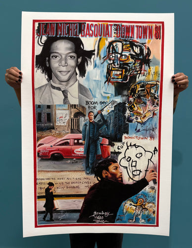 Basquiat in Downtown 81 - Limited Edition Archival Giclée Print from Static Medium by Farkira