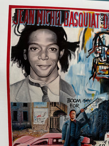 Basquiat in Downtown 81 - Limited Edition Archival Giclée Print from Static Medium by Farkira