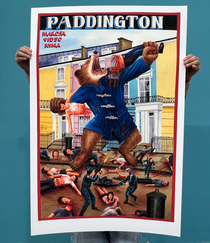 Paddington - Limited Edition Archival Giclée Print from Static Medium by Mr. Nana Agyq