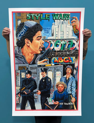 Style Wars - Archival Giclée Print from Static Medium by Bright Obeng (Artist’s Proof)