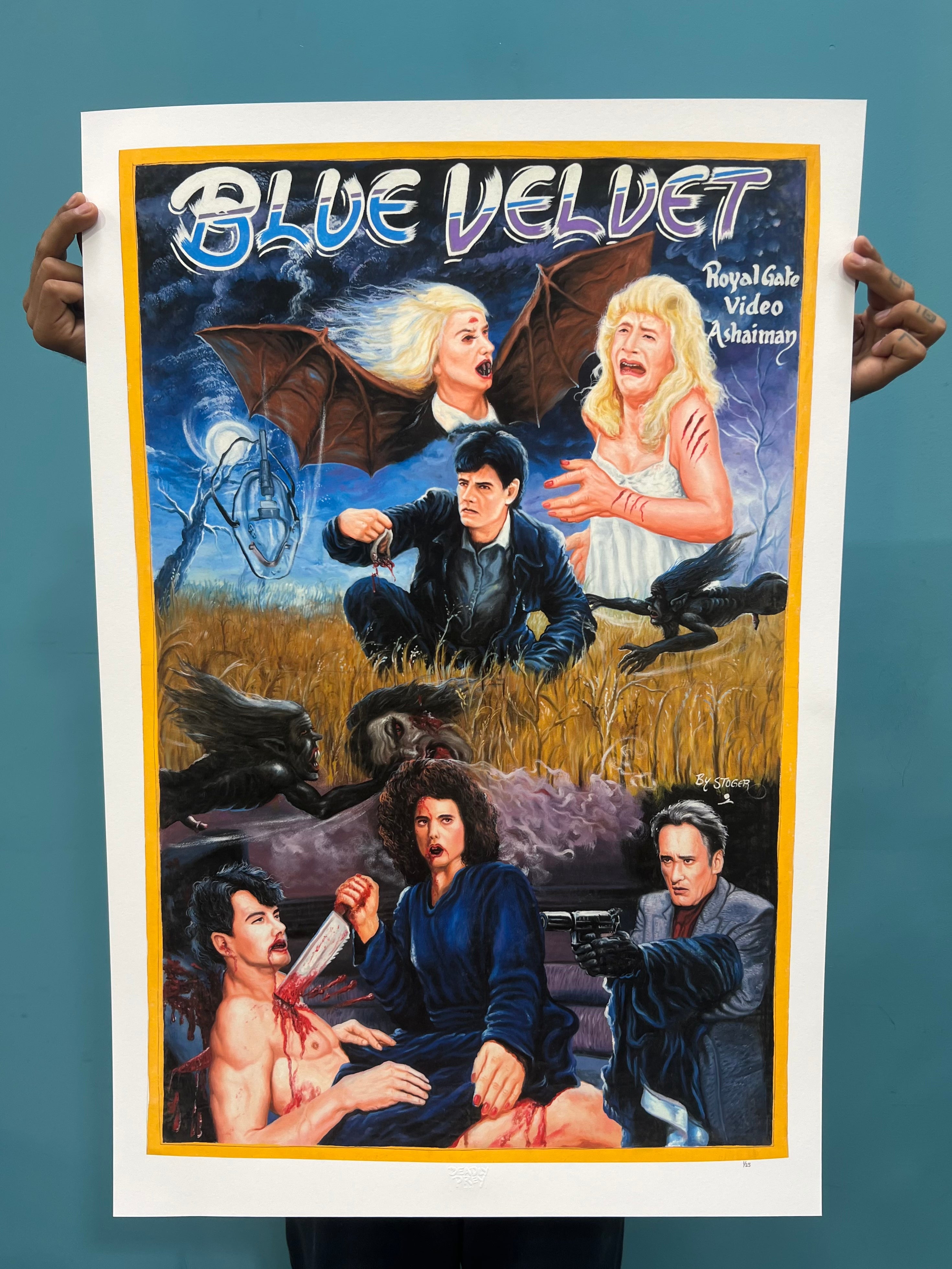 ヴェルンハルト・ヴェルテ Dmitry Burmak アーティストプルーフ Blue Velvet - Limited Edition Archival Giclée Print from Static