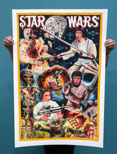 Star Wars 2 Pack - Limited Edition Archival Giclée Print Set by Farkira & Magasco