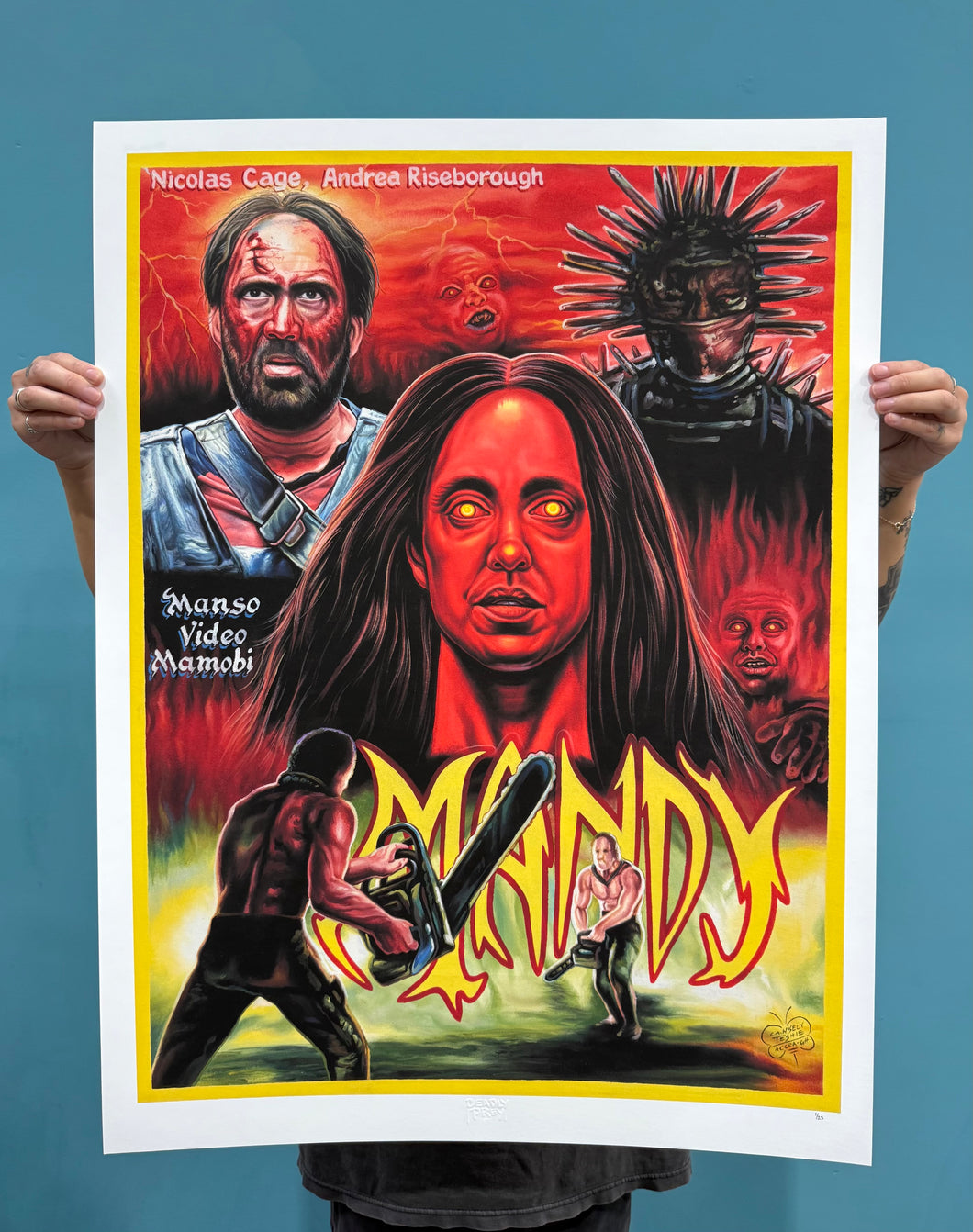 Mandy - Limited Edition Archival Giclée Print from Static Medium by C.A. Wisely