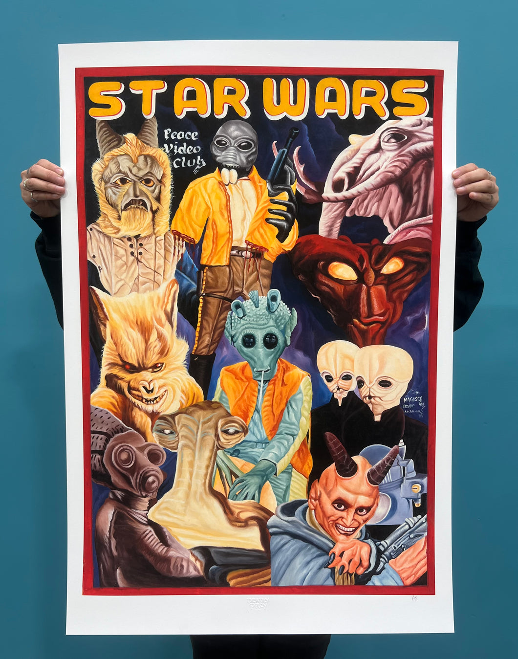 Star Wars - Limited Edition Archival Giclée Print from Static Medium by Magasco