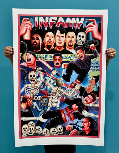 Infamy - Limited Edition Archival Giclée Print from Static Medium by Salvation