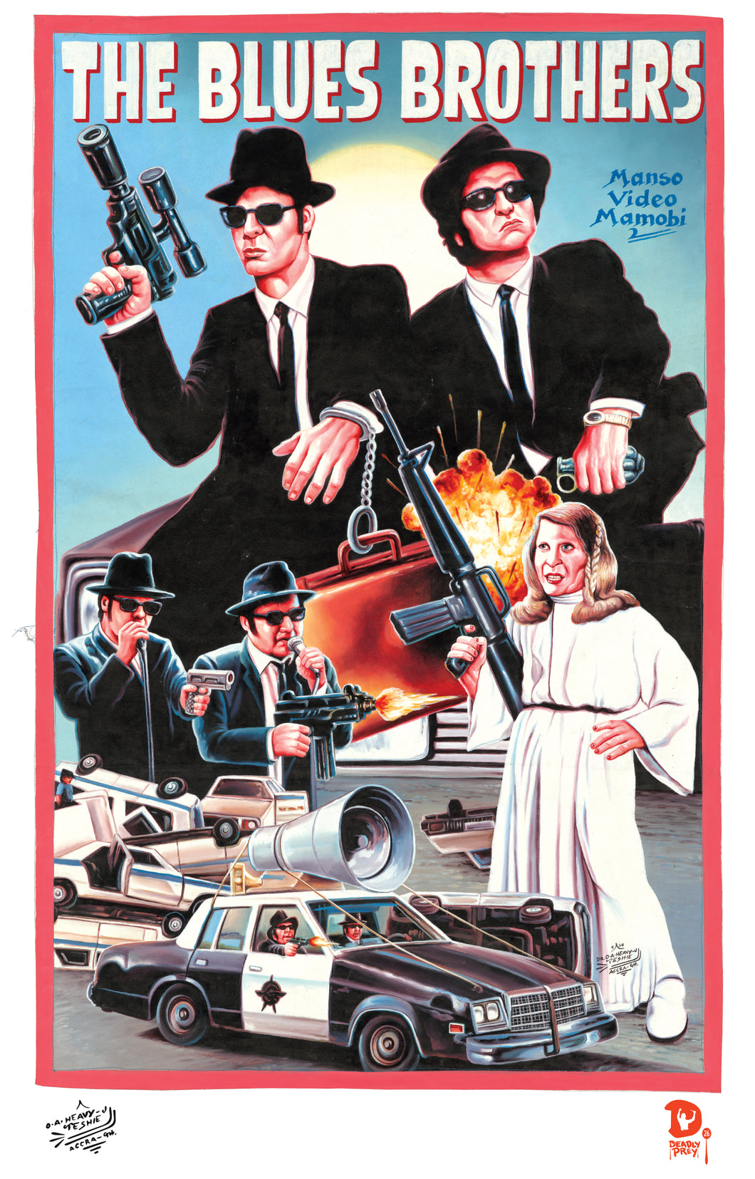 The blues brothers ブルースブラザーズ　1990 ポスター BLUES BROTHERS (High Quality Print) - Heavy J – Deadly Prey Gallery