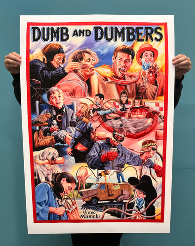 Dumb and Dumbers - Limited Edition Archival Giclée Print from Static Medium by C.A. Wisely