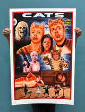 Load image into Gallery viewer, Cats - Limited Edition Archival Giclée Print from Static Medium by Mr. Nana Agyq