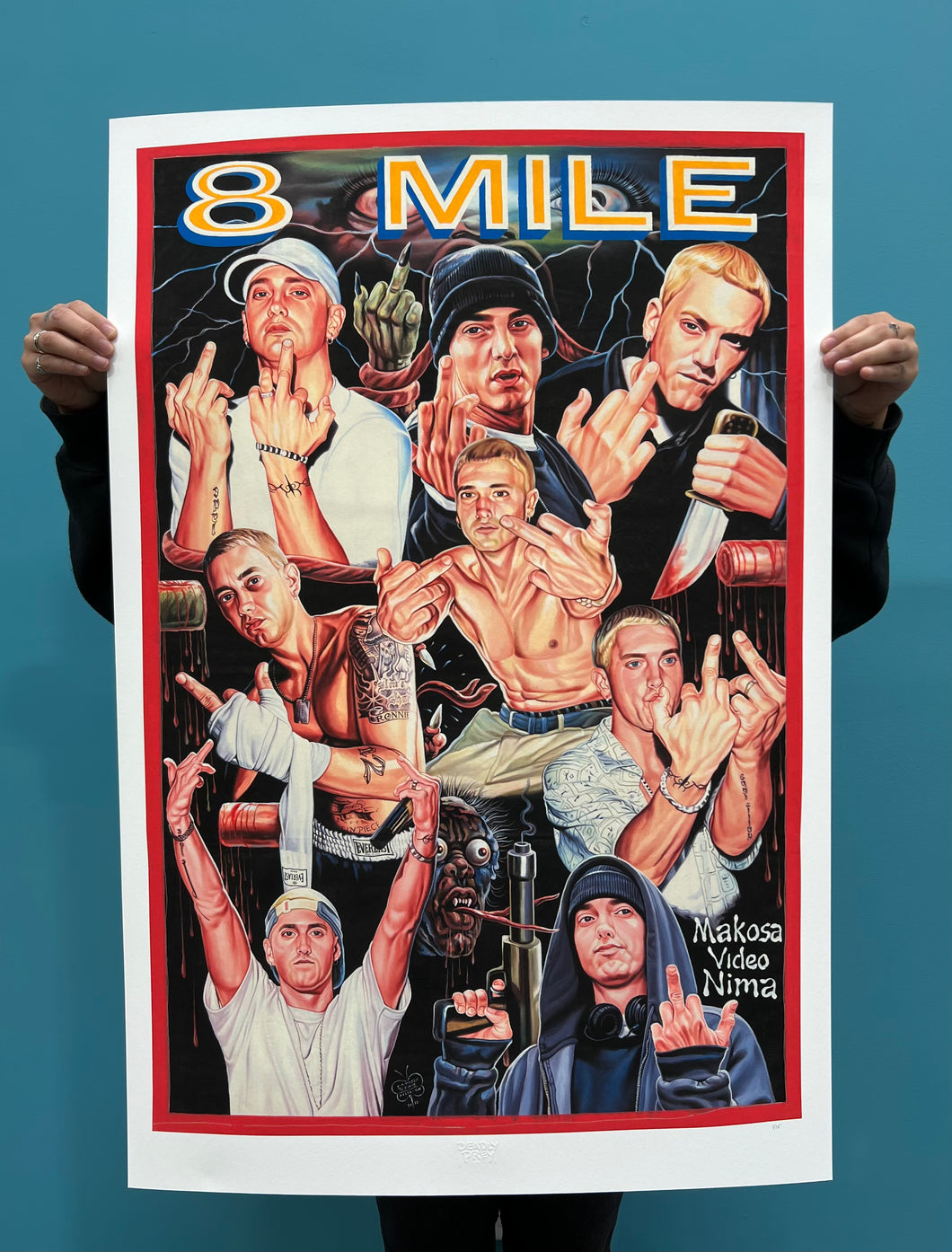 8 Mile - Limited Edition Archival Giclée Print from Static Medium by C.A. Wisely