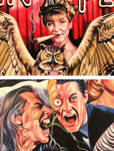 Twin Peaks Print Set - 2 Limited Edition Archival Giclée Prints by C.A. Wisely