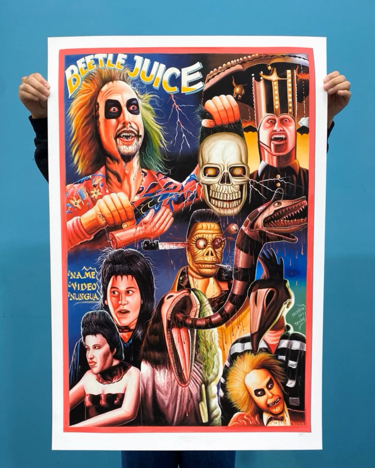 Beetlejuice - Limited Edition Archival Giclée Print from Static