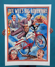 Load image into Gallery viewer, Pee-Wee’s Big Adventure - Limited Edition Archival Giclée Print from Static Medium by Heavy J