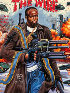 The Wire - Limited Edition Archival Giclée Print from Static Medium by Bright Obeng