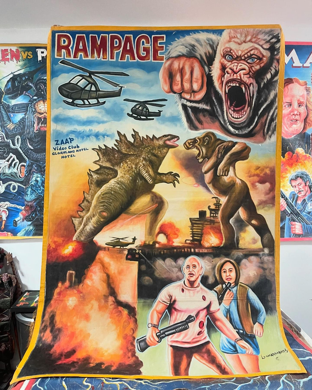 Rampage - Original Painting by Leonardo