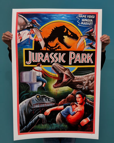 Jurassic Park - Archival Giclée Print from Static Medium by Salvation (Artist’s Proof)