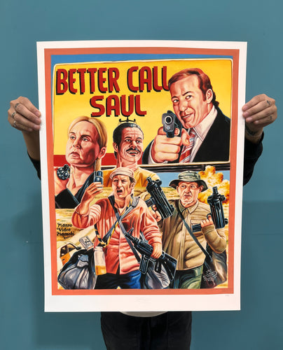 Better Call Saul - 18x24” Limited Edition Archival Giclée Print from Static Medium by Heavy J