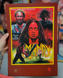 Mandy (High Quality Print - Maroon Border) - C.A. Wisely