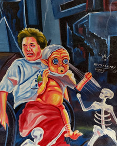 Mac and Me - Original Painting by Nii Bi Ashitey