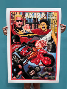 Akira - Limited Edition Archival Giclée Print from Static Medium by Salvation