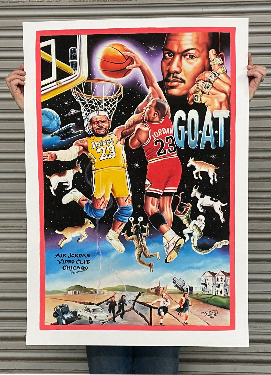 GOAT - Archival Giclée Print from Static Medium by Heavy J (Artist’s Proof)