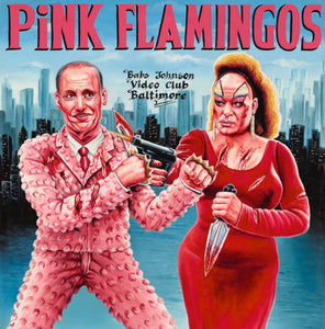 Pink Flamingos - Archival Giclée Print from Static Medium by Heavy J (Artist’s Proof)