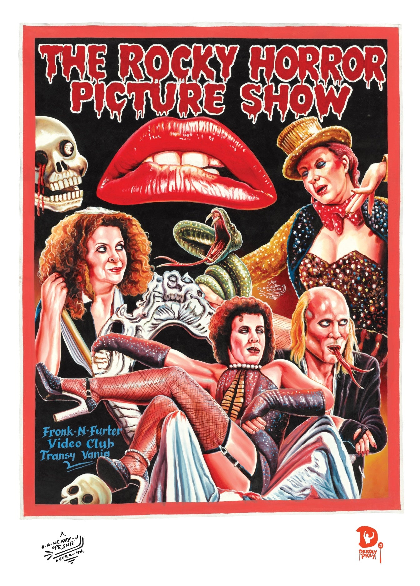 ROCKY HORROR PICTURE SHOW (High Quality Print) - Heavy J – Deadly