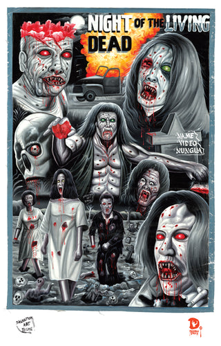 NIGHT OF THE LIVING DEAD (High Quality Print) - Salvation