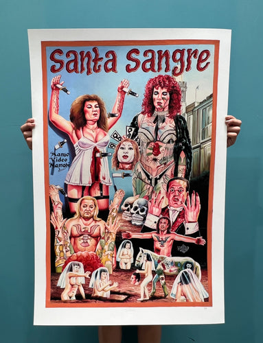 Santa Sangre - Limited Edition Archival Giclée Print from Static Medium by Heavy J