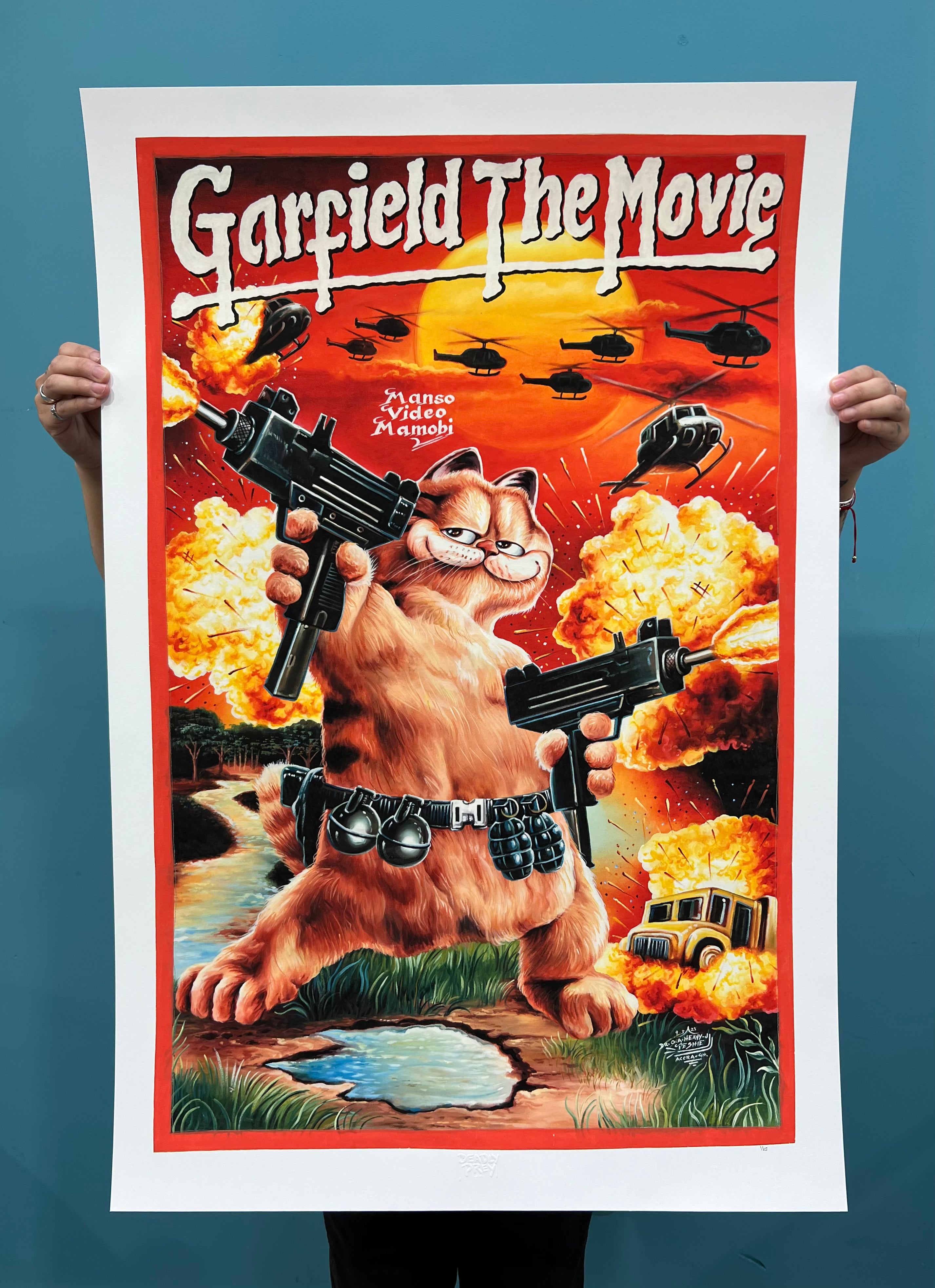 garfield movie poster