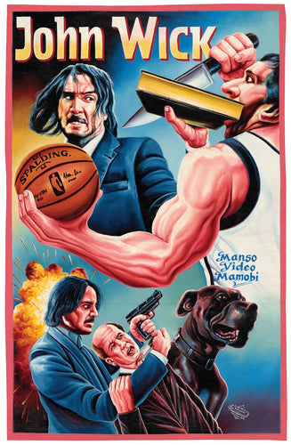 John Wick - Limited Edition Archival Giclée Print from Static Medium by Heavy J