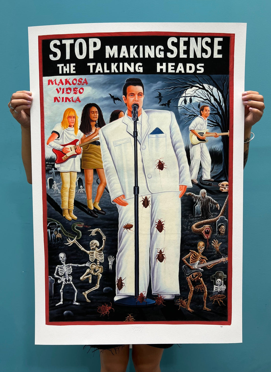 Stop Making Sense - Archival Giclée Print from Static Medium by Mr. Nana Agyq (Artist’s Proof)