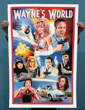 Load image into Gallery viewer, Wayne’s World - Limited Edition Archival Giclée Print from Static Medium by Heavy J