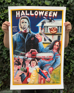Halloween Triple Threat - 3 Limited Edition Archival Giclée Prints from Static Medium by Heavy J, Farkira & Bright Obeng