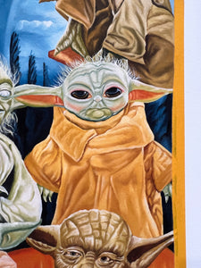 Yodas - Limited Edition Archival Giclée Print from Static Medium by Magasco