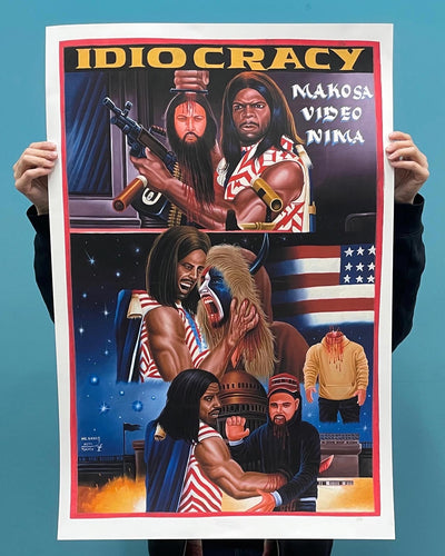 Idiocracy - Limited Edition Archival Giclée Print from Static Medium by Mr. Nana Agyq