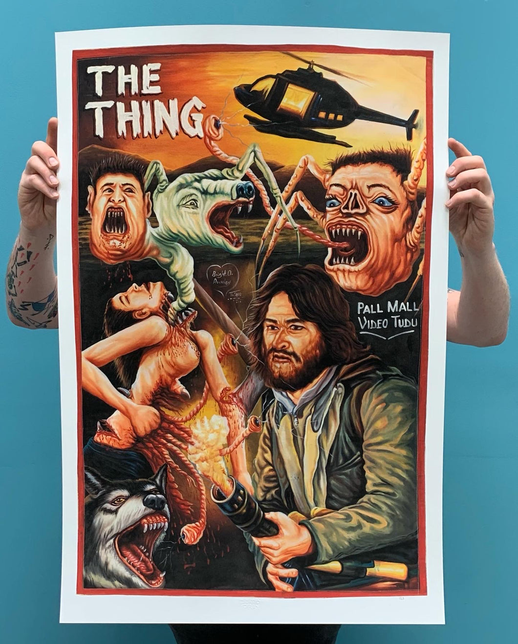 The Thing - Limited Edition Archival Giclée Print from Static Medium by Bright Obeng