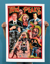 Load image into Gallery viewer, Twin Peaks - Limited Edition Archival Giclée Print from Static Medium by Farkira