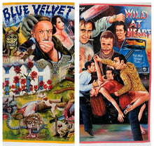 Load image into Gallery viewer, Blue Velvet &amp; Wild at Heart - Set of 2 Limited Edition Archival Giclée Prints from Static Medium by Farkira &amp; Bright Obeng