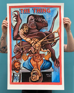 The Thing Triple Pack - Set of 3 Limited Edition Archival Giclée Prints from Static Medium by Stoger, Bright Obeng and King’s Art