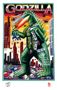 Godzilla Print Set by Stoger, Salvation & Nii Bi Ashitey