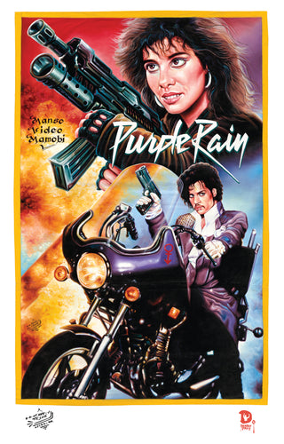 PURPLE RAIN (High Quality Print) - Heavy J