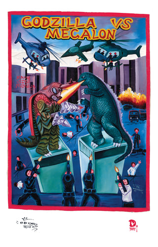 GODZILLA VS. MEGALON (High Quality Print) - Nii Bi Ashitey