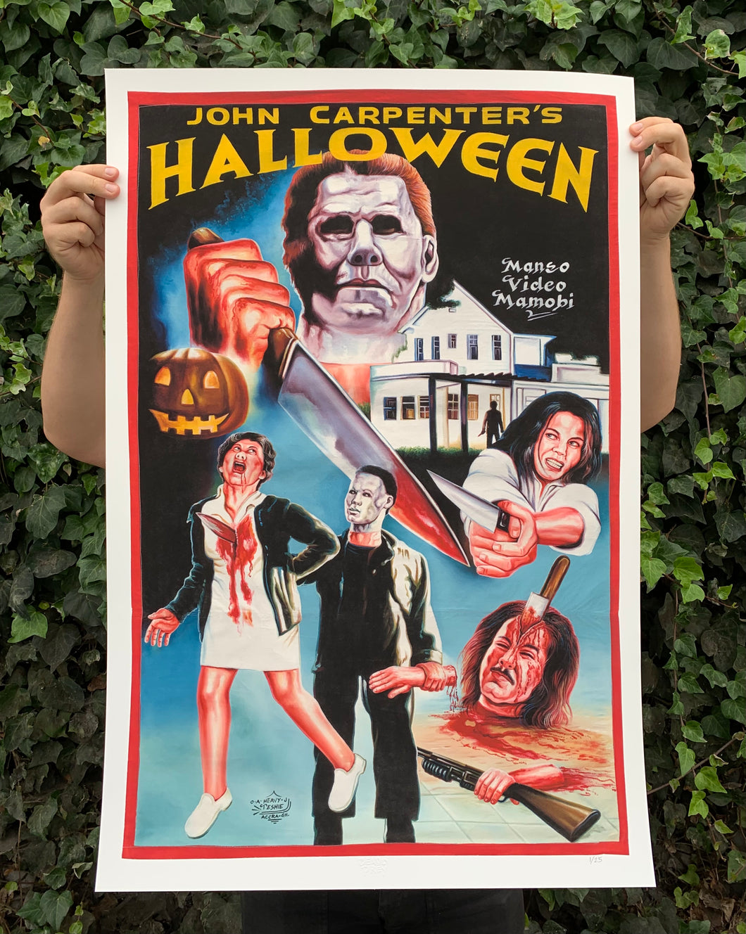 Halloween - Limited Edition Archival Giclée Print from Static Medium by Heavy J