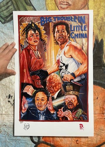 BIG TROUBLE IN LITTLE CHINA (High Quality Print) - Bright Obeng