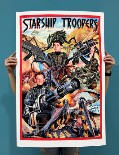 Starship Troopers - Limited Edition Archival Giclée Print from Static Medium by C.A. Wisely