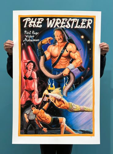 The Wrestler - Limited Edition Archival Giclée Print from Static Medium by Stoger